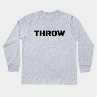 Throw Kids Long Sleeve T-Shirt